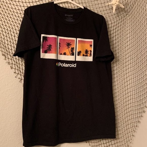 Polaroid Other - Black Polaroid Shirt Sleeve T-Shirt - Mens Large